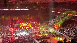 Brock Lesnar Entrance live  WWE Royal Rumble 2022 [upl. by Lebam]