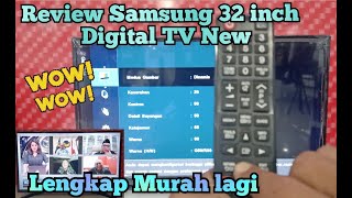 TV Samsung Led 32 inch terbaru 32T4003 Digital TV DVBT2 [upl. by Eldreda]