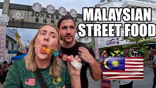 EPIC Malaysia Street Food Tour in Melaka Malaysia 🇲🇾 Jonker Night Market [upl. by Attenwad]