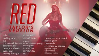 taylor swift red  2 hours of calm piano ♪ [upl. by Hintze]