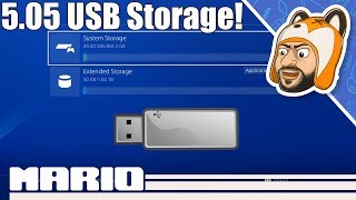 How to Install Games to USB on a Jailbroken PS4  Extended Storage on 505 [upl. by Atsocal]