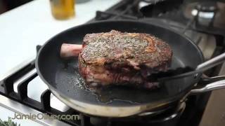 Jamie Oliver  How to steak [upl. by Nevai]