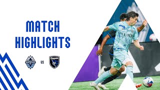 HIGHLIGHTS Vancouver Whitecaps FC vs San Jose Earthquakes  August 20 2023 [upl. by Aseela]