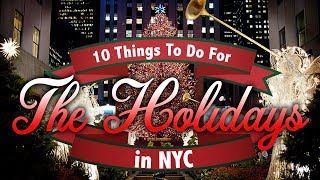 CHRISTMAS in NYC 10 MUST DO Activities For The Holidays 🎄5th Avenue Rockefeller Center amp More [upl. by Coralie]