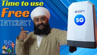 5G आगया  आगया  आगया  Eion 5G ODU Multi Sim FWA 5G WIFI Router Speed Testing Airtel 5G and Jio 5G [upl. by Hsekar]