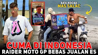 NGAKAK  JELANG MOTO GP MANDALIKA FILIP SALAC ENJOY JUALAN ES CRIM 🤣 BALAP RASA LIBURAN [upl. by Genevra]