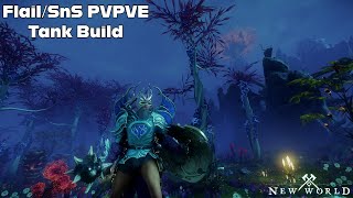 FlailSnS Tank PVPVE Build  New World Season 3 [upl. by Eniawtna712]