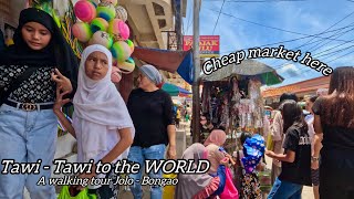 TawiTawi travel vlog a walking tour Jolo  Bongao city 4K uncutHDR [upl. by Enitsugua96]