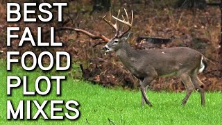 BEST Fall Food Plot Blends For Whitetails [upl. by Ekusoyr462]