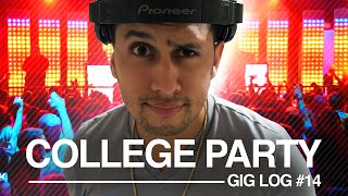 DJ GIG LOG College Party  Dealing with a Mix Crowd  Wired vs Wireless Microphones [upl. by Aneekan]