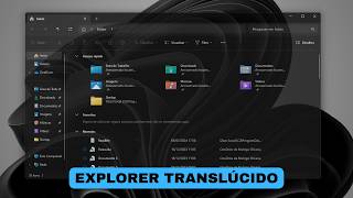 Como colocar o Windows Explorer Translucidotransparente em qualquer Windows [upl. by Ahsinehs]