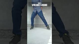 Hip Hop Footwork 101  Stanky Leg  dance tutorial shorts [upl. by Kinelski100]