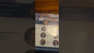 Union Political endorsements LIUNA Local 1058 158 57 860 910 964 860  984  373 1357 11 [upl. by Mellen]