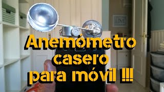 Anemómetro casero para movil [upl. by Yk]