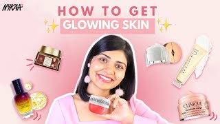 10 Skincare Tips You Must Follow To Get Glowing Skin ft mandvi24  Skincare Tips  Nykaa Luxe [upl. by Earased]