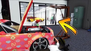 JE MINTRODUIT DANS LE GARAGE SECRET DUN GAMIN ET MODIFIE SES VOITURES  IL DEVIENT FOU  GTA5 MOD [upl. by Ahsennek]