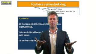 Formuleringsfouten aflevering 6  foutieve samentrekking [upl. by Llerdna]