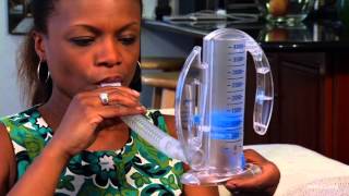 How to Use Your Incentive Spirometer English  Memorial Sloan Kettering [upl. by Beebe]