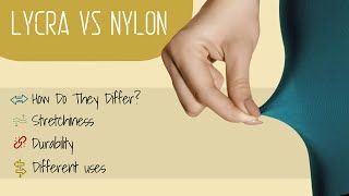 Lycra vs Nylon Whats The Difference [upl. by Elwira]