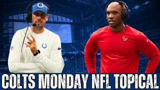 Colts Monday NFL Roundup Primetime Game vs Houston Texans Preview  NFL Playoff Picture [upl. by Jerrie]