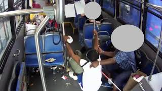 Video shows man randomly hitting women on Richmond bus [upl. by Anyad692]