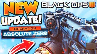 NEW DLC WEAPONS NEW CAMOS AND MORE  BLACK OPS 4 NEW UPDATE TODAY BO4 Operation Absolute Zero [upl. by Janifer368]