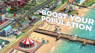 SimCity BuildIt Beach Boardwalk Update Trailer [upl. by Mahalia671]