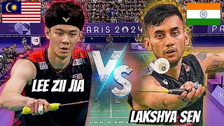 Highlights 🔥 Lee Zii jia MAS vs Lakshya sen IND  Match 2024 [upl. by Atikel]