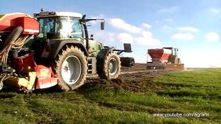 Fendt 716  John Deere 6620  work [upl. by Ollehcram]