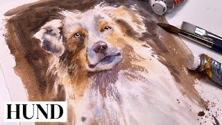 Weiches Fell  Aquarell Tutorial [upl. by Noynek]