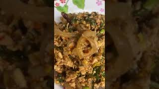 Street Food in Bangkok sell Minced pork salad Thaifood 30baht delicious thailand streetfood food [upl. by Nylknarf990]