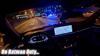 10PM Night Time POV Drive In My M5 [upl. by Yenahpets]