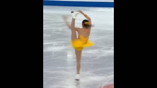 Figure Skating Technique  Incredible Spins sports skating olympics violin spin [upl. by Naehgem]