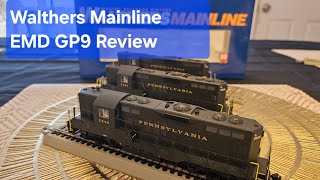 Walthers Mainline EMD GP9 Review Review 5 [upl. by O'Hara]