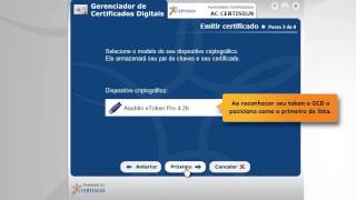 Certisign  Video Tutorial Token [upl. by Odine838]