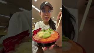 lunch at the japanese market japanesefood mukbang sushi [upl. by Ecyak]