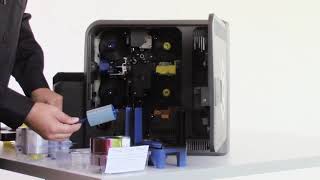 Datacard CR805  How to Clean Your Printer [upl. by Tahpos]