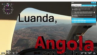 MSFS 2020  ANGOLA Cabo Ledo to Luanda [upl. by Bremser]