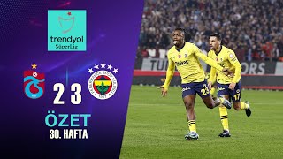 Trabzonspor 23 Fenerbahçe Maç Özeti [upl. by Vaenfila]