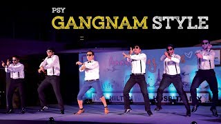 PSY  Gangnam Style Dance Performance  Hilton Hotel Bangalore  Annual Day 2018 [upl. by Irolam]