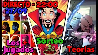 Directazo SORTEO  LOS  JUGADOS  TEORIAS MARVEL CHAMPIONS [upl. by Ettevad]