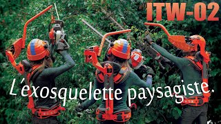 Exosquelette EXHAUSS HPXO pour paysagiste  DEMANGE Espaces Verts ITW 2 [upl. by Arianie863]