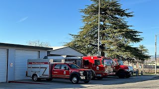 Super Rare Calimesa Fire Department Engine 1 and Patrol 1 Responding To Medical Aids [upl. by Nnylav]