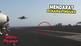 Pantesan Gak Kecebur Inilah Trik Jenius Pesawat Jet Mendarat Di Kapal Induk [upl. by Annibo]