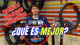 ¿Qué es mejor CÁMARA TUBLISS o MOUSSE 🤔🏍️  Enduro [upl. by Johannes]