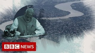 Cleaning up Indias holy river  BBC News [upl. by Sanson534]