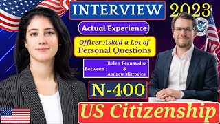 Practice n400 us citizenship Interview 2023 amp Oath Ceremony  n400 naturalization interview 2024 [upl. by Ecyal505]