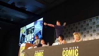 NINJAGO COMIC CON PANEL 2018  A FEW CLIPS OF BRENT MILLER Zane [upl. by Godiva]