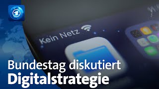 Bundestag Deutschland soll digitaler werden [upl. by Yanffit]