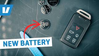 Replacing the key case and battery on Volvo S80 0616 V40 1319 V60S60 1017 V70XC70 0816 [upl. by Layton619]